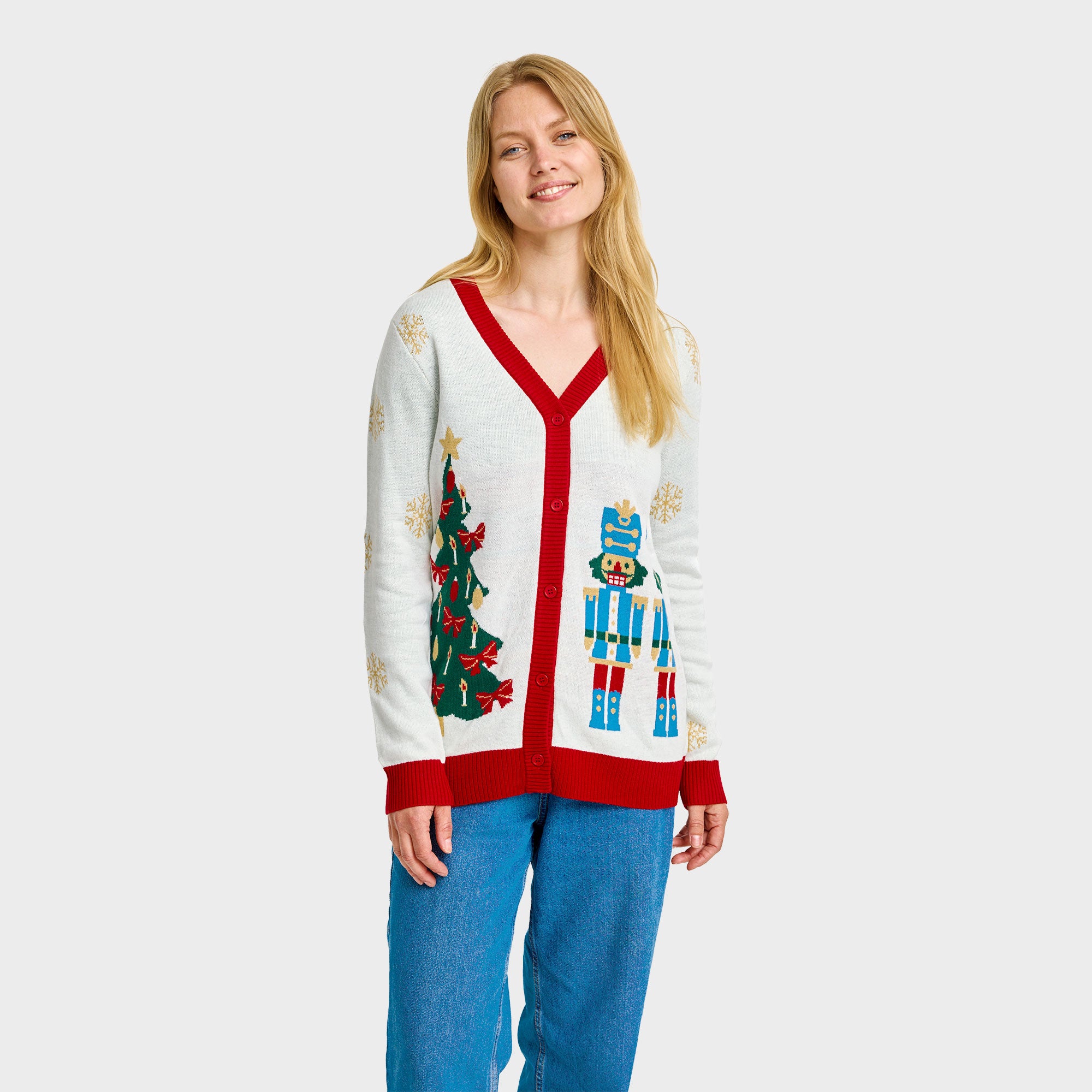 The Nutcracker julecardigan - Dame